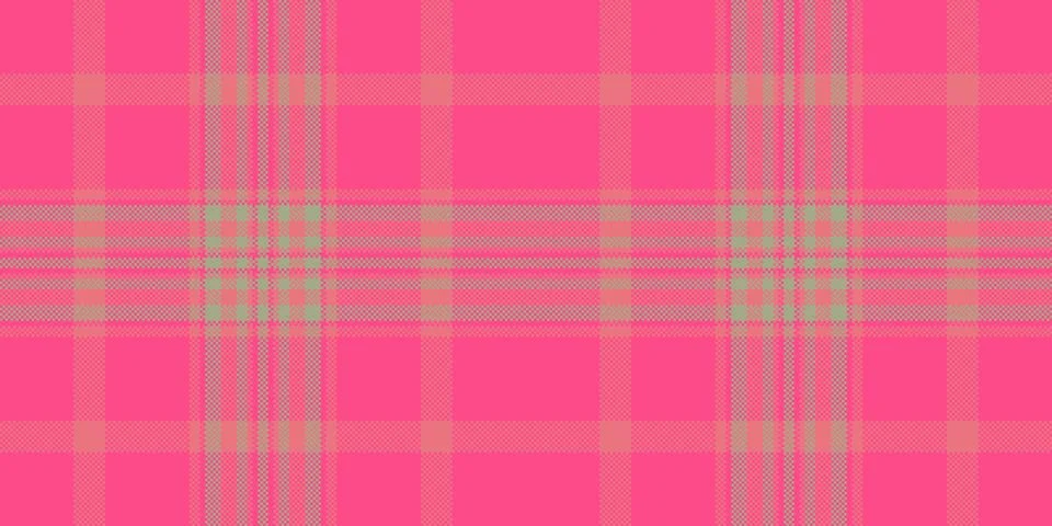 Bag background texture seamless, fit textile check pattern. Rose plaid fabr.. Stock Illustration