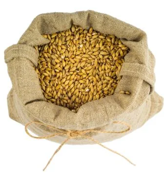A bag of barley Stock Photos