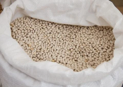Bag of beans 스톡 사진