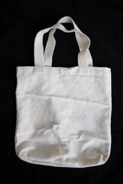 Bag on black background Stock Photos