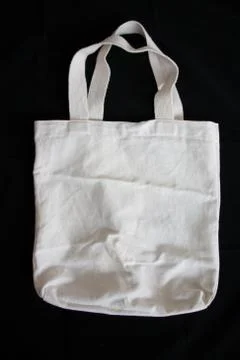 Bag on black background Stock Photos