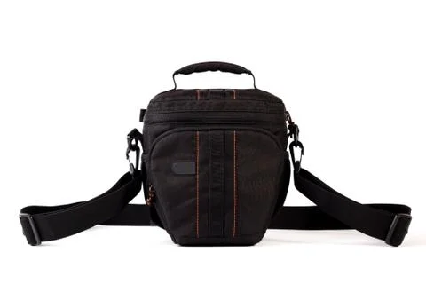Bag for the camera isolated on a white background Foto stock