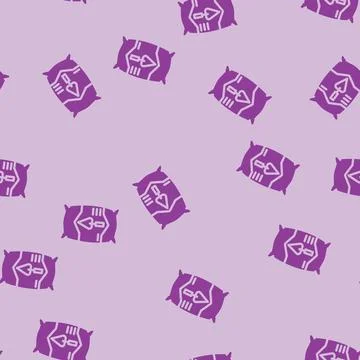 Bag cement glyph vector seamless pattern Stock Illustration