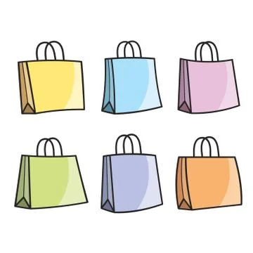 Bag color variations Stock Illustration
