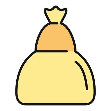 Bag containing goods or valuable items icon イラスト素材