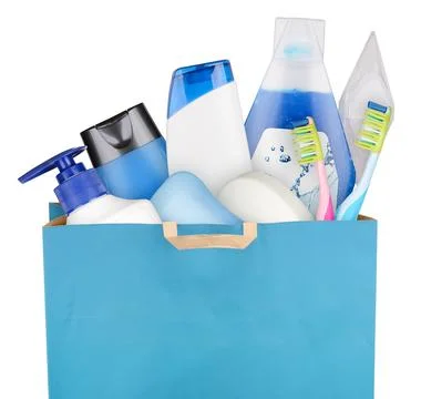 Bag with cosmetics Stock Photos
