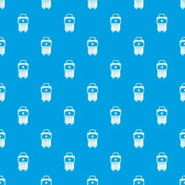 Bag design pattern vector seamless blue Stock Illustration