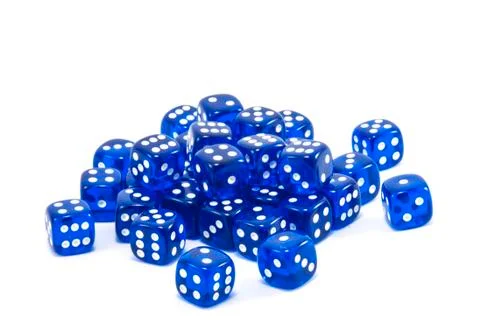 Bag of dice Stock-Fotos