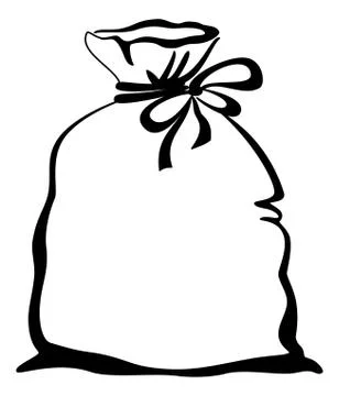 Bag empty, pictogram Stock Illustration