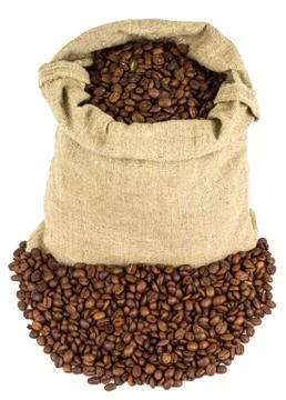 In bag of flavored coffee Foto stock