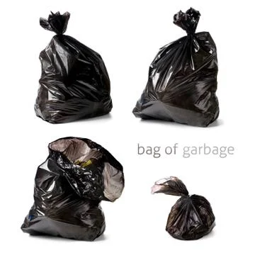 Bag of garbage Stock Photos