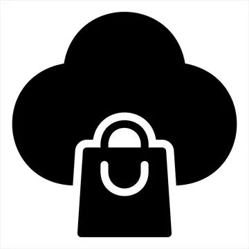 Bag glyph icon vector illustration isolated on white background Stock Illustration