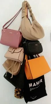 Bag hanger Stock-Fotos