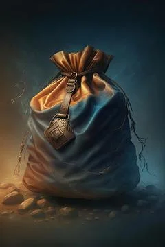 Bag of holding Stock Illustration