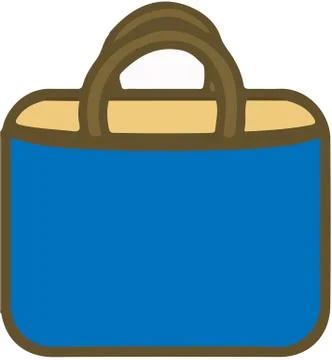 Bag icon on white background Stock Illustration