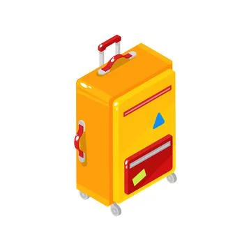 Bag in isometric style Stock Illustration