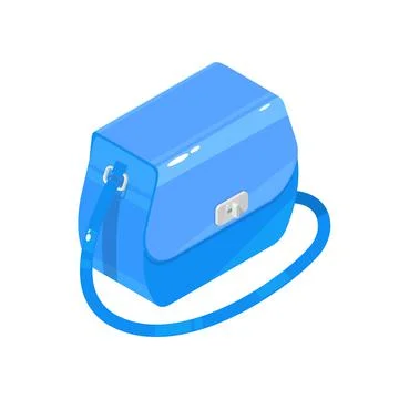 Bag in isometric style Stock Illustration