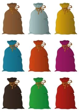 Bag linen, set Stock-Illustration