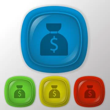 Bag of money. Stock Illustration