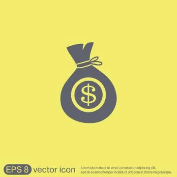 Bag of money. Stock Illustration
