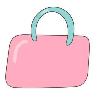 Bag package gift store surprise sweets fashion Stock Illustration