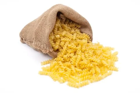Bag of pasta Stock Photos