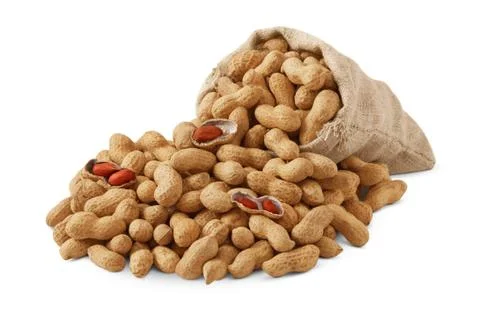 Bag of peanuts Stock Photos