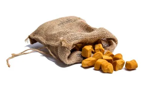 A bag with pepernoten Stock Photos