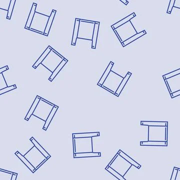 Bag plastic package line seamless pattern Illustrazione stock