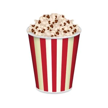 Bag of popcorn Illustrazione stock