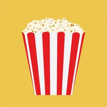 Bag of popcorn Stock Illustration