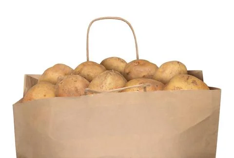Bag of potato Stock Photos