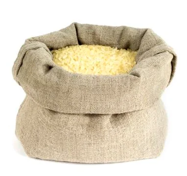 A bag of rice Foto stock
