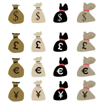 Bag sack icon Stock Illustration