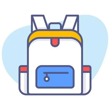 Bag, school, backpack Modern concepts flat design, Premium quality vector i.. 스톡 일러스트