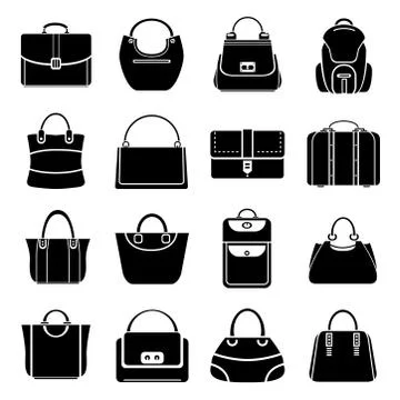 Bag set Stock Illustration