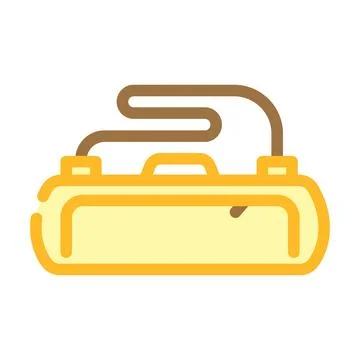 Bag snowboard color icon vector illustration Stock Illustration