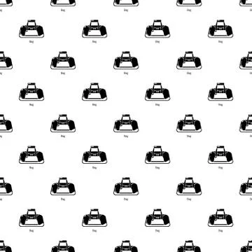 Bag sport pattern vector seamless Stock Illustration