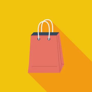 Bag store single icon Stock Illustration