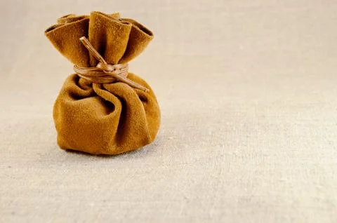 Bag of suede Foto stock