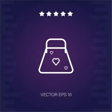 Bag vector icon Stock Illustration