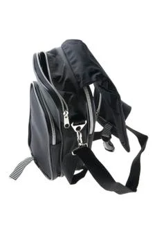 Bag on white close up Stock Photos