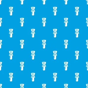 Bag zip pattern vector seamless blue 库存插图