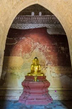Bagan buddha statue Stock Photos