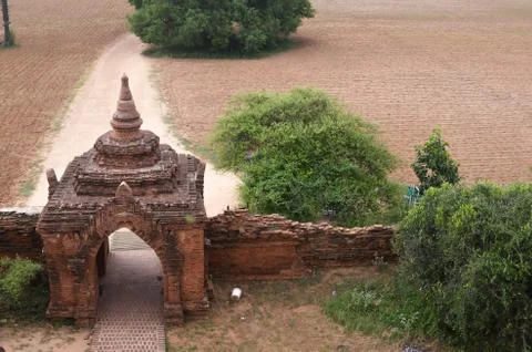 Bagan field Stock Photos