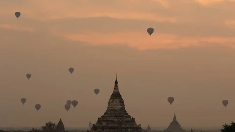 Bagan Mandalay Myanmar Stock Footage 73047078
