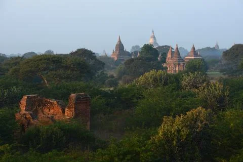 Bagan morning Stock Photos