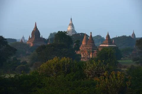 Bagan morning Stock Photos