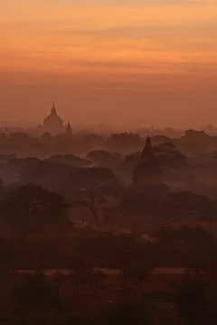 Bagan morning Stock Photos