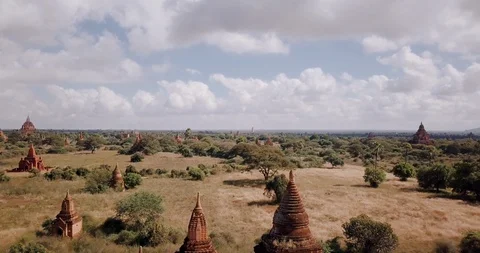 Bagan myanmar Stock Footage 128766545